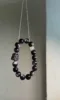 Hanging Silver Obsidian Bracelet, Lion Totem Echoes, Water-Metal Energy Hides Eastern Protection Philosophy