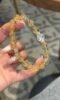 Held Brazilian High-Clarity Citrine & Clear Quartz with Silver Bracelet, Citrine’s Bulb-Like Glow, Quartz’s Purity, Fire-Gold Energy (Azeztulite-Inspired) Shows Creative Edge