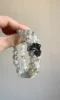 Detail of Hetian Jade Beads, Earth Element Calms Mind, Emotions Settle Like Lotus Serenity