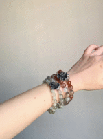 Worn Green Rabbit Hair Bracelet on Wrist, Wood Element Empowers Growth, Aura Spreads Like Bamboo Vitality