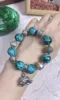 DIY Detail of Phoenix Pine Bracelet, Silver Stringing & Stone Combination, Wood-Metal Creativity Building