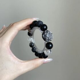 Displaying Silver Obsidian Details, Silver Sheen Reveals Water-Metal Logic