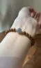 Wrist-Wearing 6mm Sugar Jade × 10mm Icy Lavender Hetian Jade Bracelet, Earth-Water-Metal Energy Awakens