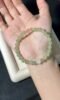 Palm Displaying Light Celestial Hetian Jade × Dark Celestial Hetian Jade × White Moonlight Hetian Jade × South Red Agate Bracelet, Earth-Fire Energy Manifests Nourishment & Creativity