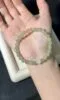 Palm Displaying Light Celestial Hetian Jade × Dark Celestial Hetian Jade × White Moonlight Hetian Jade × South Red Agate Bracelet, Earth-Fire Energy Manifests Nourishment & Creativity