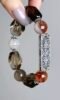 Multi-View of Layered Neo-Chinese Bracelet, Earth-Fire-Metal Energy Merges in Design