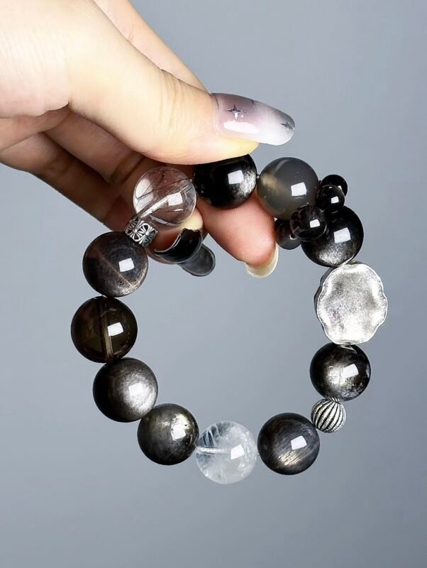 Multi-View of Layered Black Hole Bracelet, Water-Metal-Earth Energy Merges