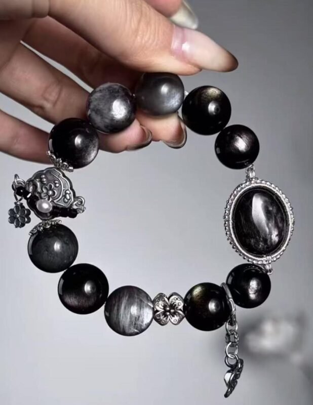 Layered Bracelet Close-Up, Metal-Earth-Water Sync Boosts Mental Toughness