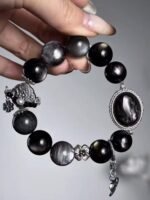 Layered Bracelet Close-Up, Metal-Earth-Water Sync Boosts Mental Toughness