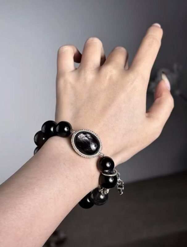 Hand Displaying Starshine Quartz Texture, Earth Veins Hold Stable Energy