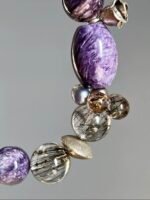 Black Rutilated Quartz Details, Metal Veins Ignite Willpower