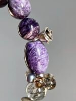 Iolite Bead Details, Earth Veins Hold Grounding Power