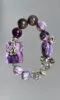 Charoite Multi-Gem Bracelet Display, Symbiosis Shows Spiritual Resilience