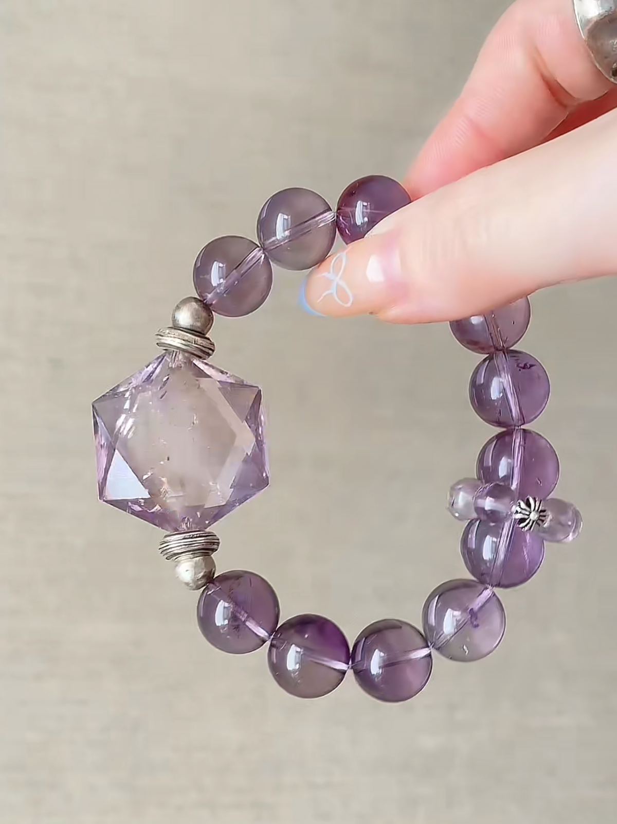 Amethyst Azeztulite Bracelet In Box, Water-Metal Manifestation Finale