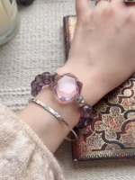 Wearing Effect of Amethyst Azeztulite Bracelet, Water-Metal Manifestation Shield