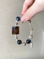 Multi-View of Pietersite Bracelet, Fire-Metal Energy Resonance