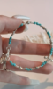 Hand Adjusting Turquoise Bracelet, Wood-Metal Rewrites Healing Path