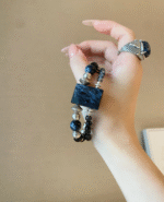 Hand-Showing Multi-Gem Bracelet Details, Water-Fire-Metal Awakening Engine Activates