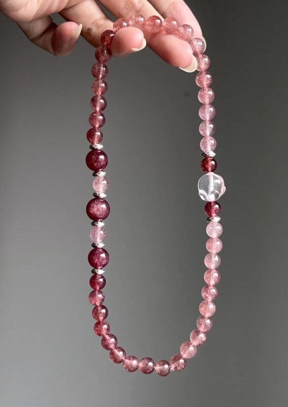 Layered Multi-Gem Bracelet, Earth-Fire-Metal Love Matrix