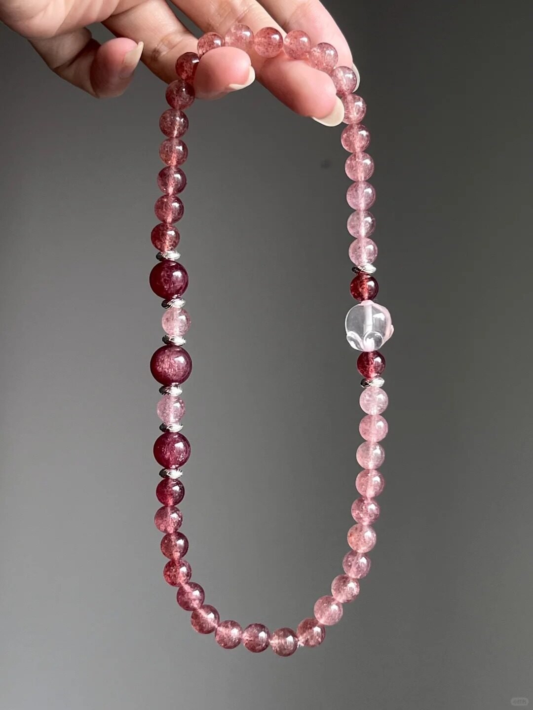 Layered Multi-Gem Bracelet, Earth-Fire-Metal Love Matrix
