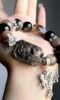 Hand-Showing Sunstone Main Bead, Passion Codes In Fire Veins
