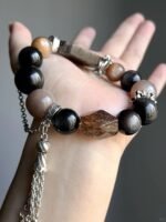Multi-View of Multi-Gem Bracelet, Earth-Fire-Water-Metal Energy Cycle