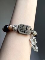 Hand-Showing Jade Flower Carving, Protection Codes In Earth Veins