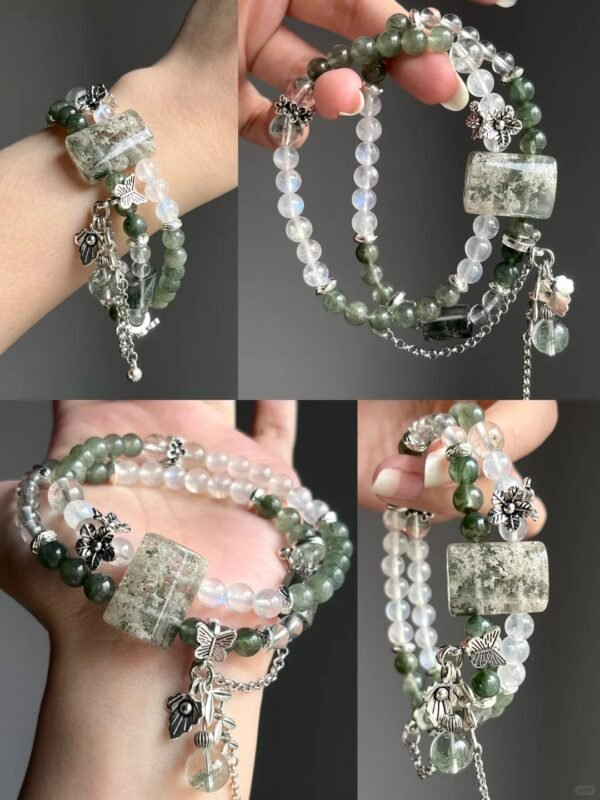 Multi-Gem Bracelet Display, Wood-Water-Metal Growth Finale