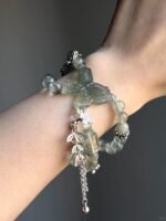 Detail of Multi-Gem Bracelet, Earth-Wood-Metal Transformation Engine Activates
