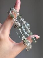 Multi-View of Multi-Gem Bracelet, Wood-Metal Spiritual Cycle