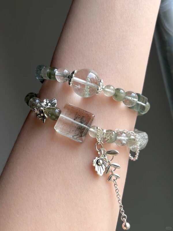 Detail of Multi-Gem Bracelet, Wood-Metal Spiritual Engine Activates