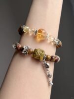 Hand-Showing Citrine Main Bead, Manifestation Codes In Earth Veins