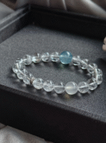 White Azeztulite Bracelet Display, Metal-Water-Earth Energy Matrix