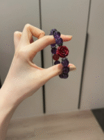 Displaying Amethyst Bracelet Details, Cinnabar Rose’s Fire Power Blast