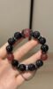 Holding Obsidian Bracelet, Water-Wood-Metal & Zircon + 925 Silver Black Gold Plating's Ultimate Protection Sync
