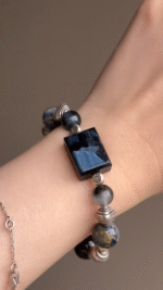 Wearing Pietersite Bracelet On Wrist, Amulet’s Kingly Aura