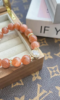 Orange Moonstone Bracelet In Stylish Setup, Dual Shine Of Fashion & Spirituality