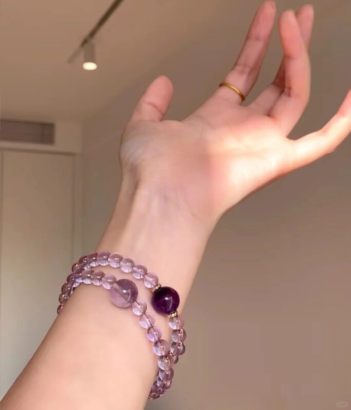 Wearing Amethyst Bracelet Daily, Wisdom Manifestation Energy