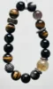 Details Of Multi-Gem Bracelet, Fire-Wood Resonance Of Tiger Eye & Yellow Azeztulite