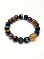 Multi-Gem Bracelet Resting, Quiet Charge Of Earth-Wood-Water-Fire
