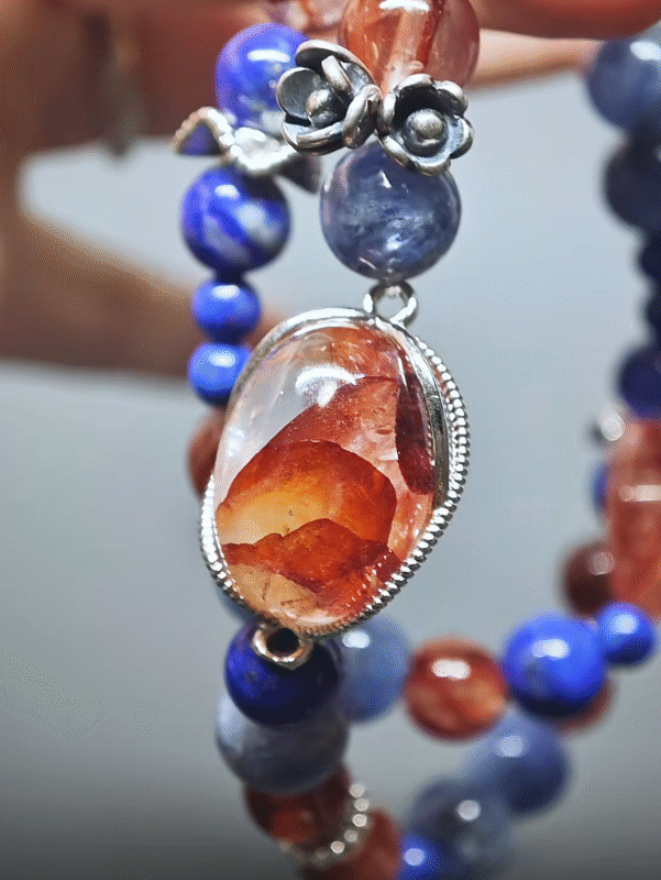 Close - up of the Freeform Fire Quartz Magic Box, the core breakthrough hub of fire - element energy