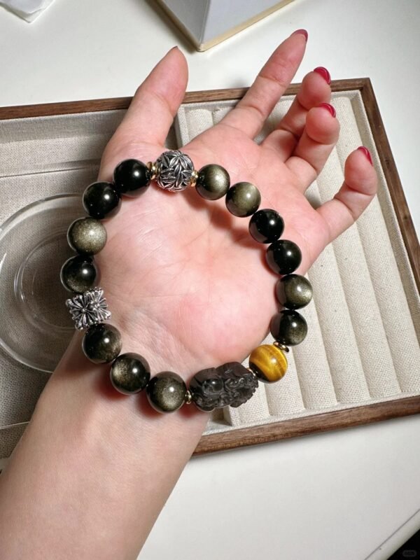 Bracelet worn, daily activation of earth-water-metal energy field