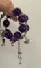Multi-angle display of 19mm Amethyst bracelet, full narrative of water-metal energy field