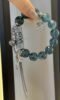 Full display of Blue Fluorite bracelet, water-metal lake-light awakening