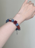 Wearing Effect of Cinnabar Bracelet, Fire-Wood-Metal-Earth Protection Shield Manifestation (S925 Silver Forms Cycle)