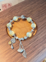 Wearing Effect of Golden Lepidolite Bracelet, Earth-Metal Wealth Shield