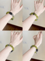 Multi-View of Xiu Jade Bracelet, Earth-Wood-Water-Metal Energy Sync