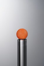 Golden Thread Jade-Orange-6mm Natural Gemstone Bead