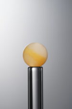 Golden Thread Jade-Yellow-8mm Natural Gemstone Bead - Image 3