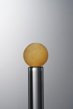 Golden Thread Jade-Yellow-8mm Natural Gemstone Bead - Image 4